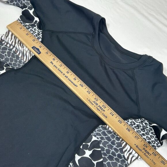 Private Island Hawaii Women Rash Guard Swimsuit Top Long Sleeve Shirt Yoga Beach - Picture 8 of 16